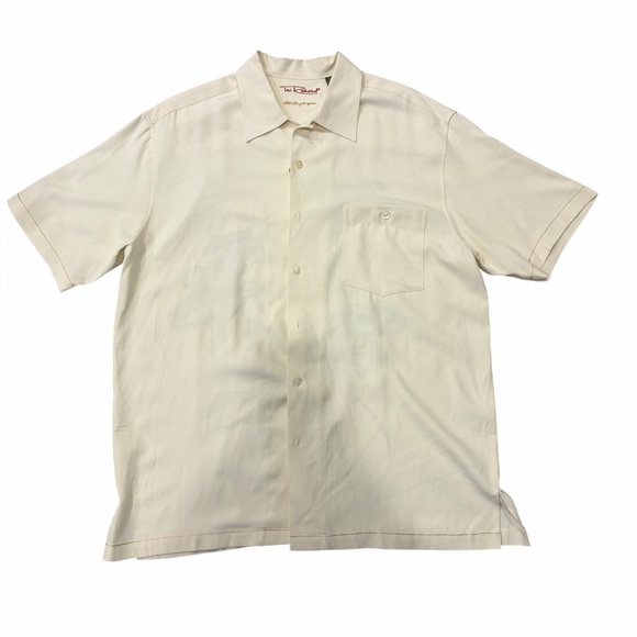 Tori Richard Other - Tori Richard 100% Silk Koi Fish Shirt Cream Size L